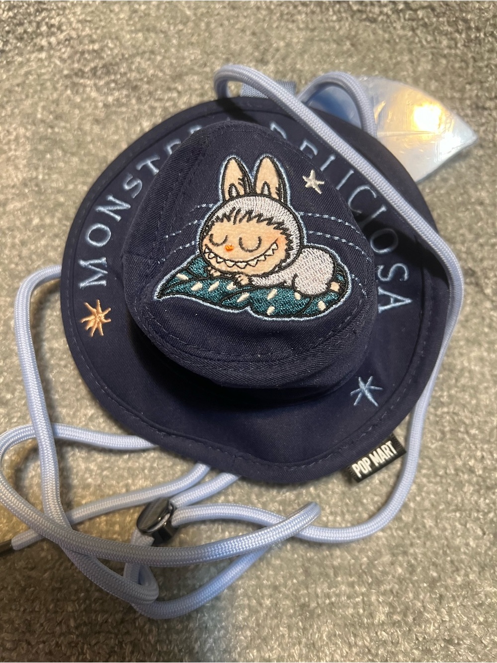 Labubu Mini Hat Lanyard